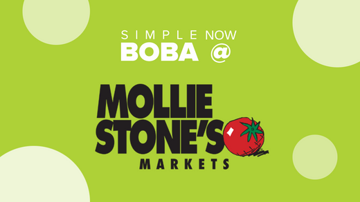 Simple Boba Available at All Mollie Stones!