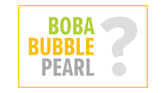 Boba, Bubble, or Pearl?
