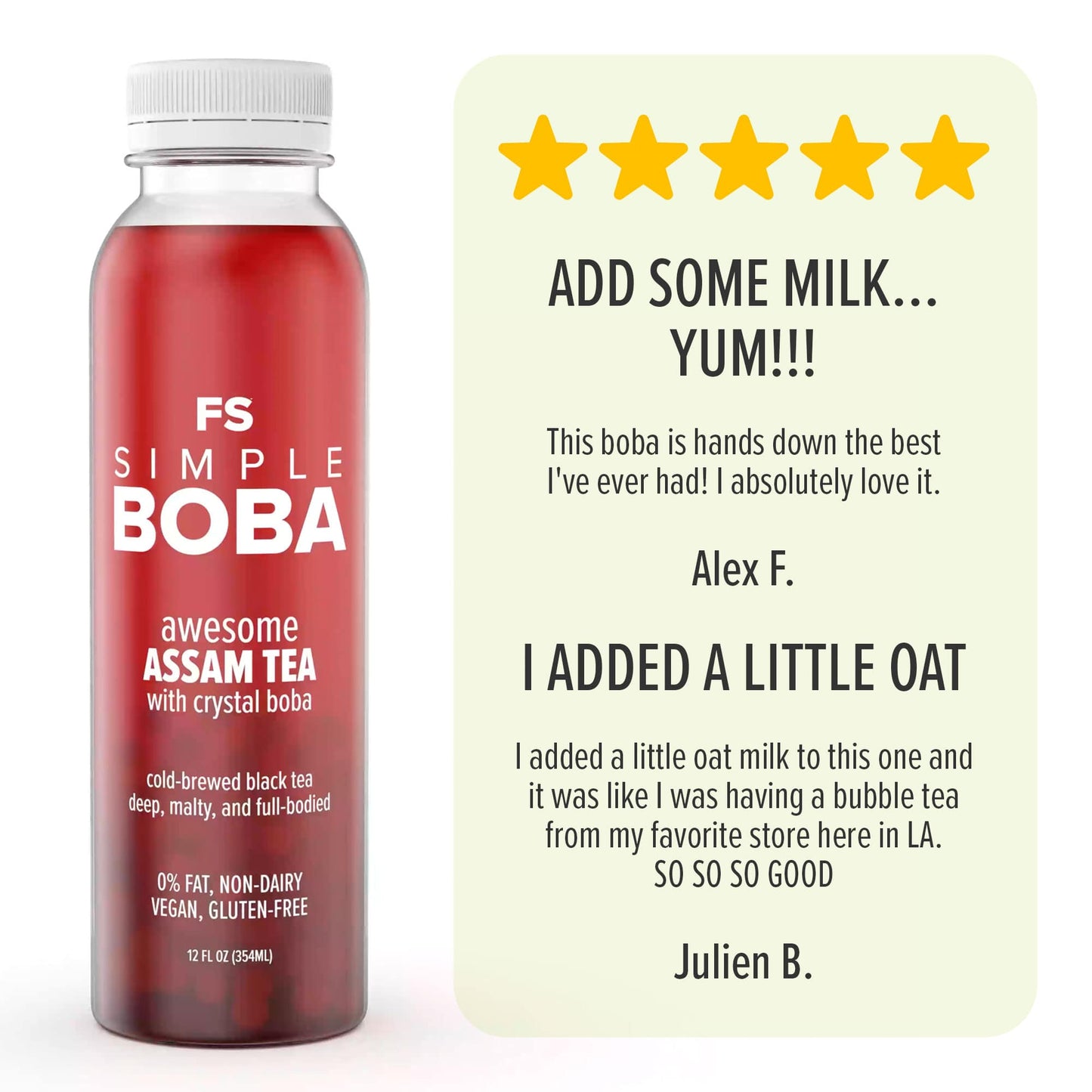 Awesome Black Tea + Crystal Boba