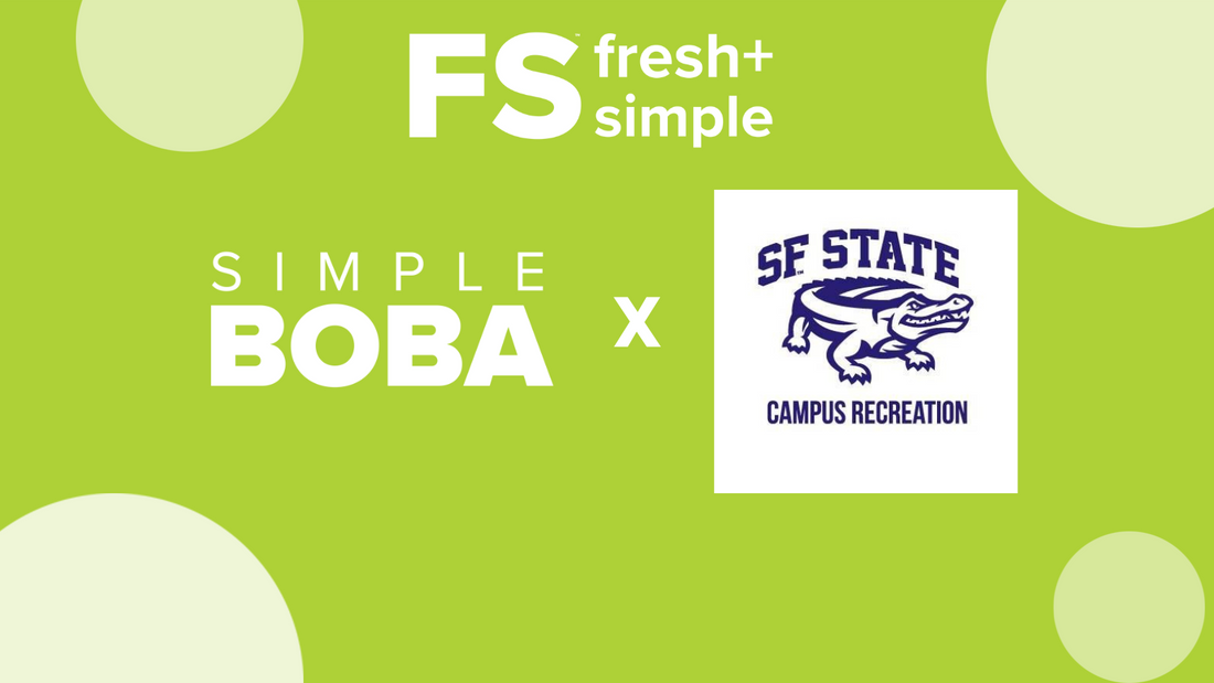 Simple Boba X SFSU Campus Recreation!